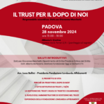 Locandina Trust Padova 28 novembre